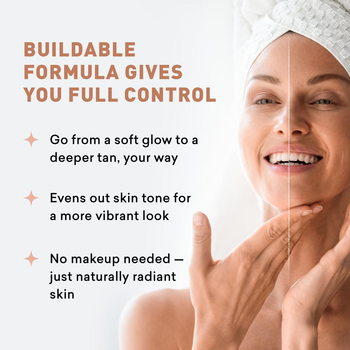 Just Nutritive Sunless Tanning Daily Facial Cream, 4 Oz