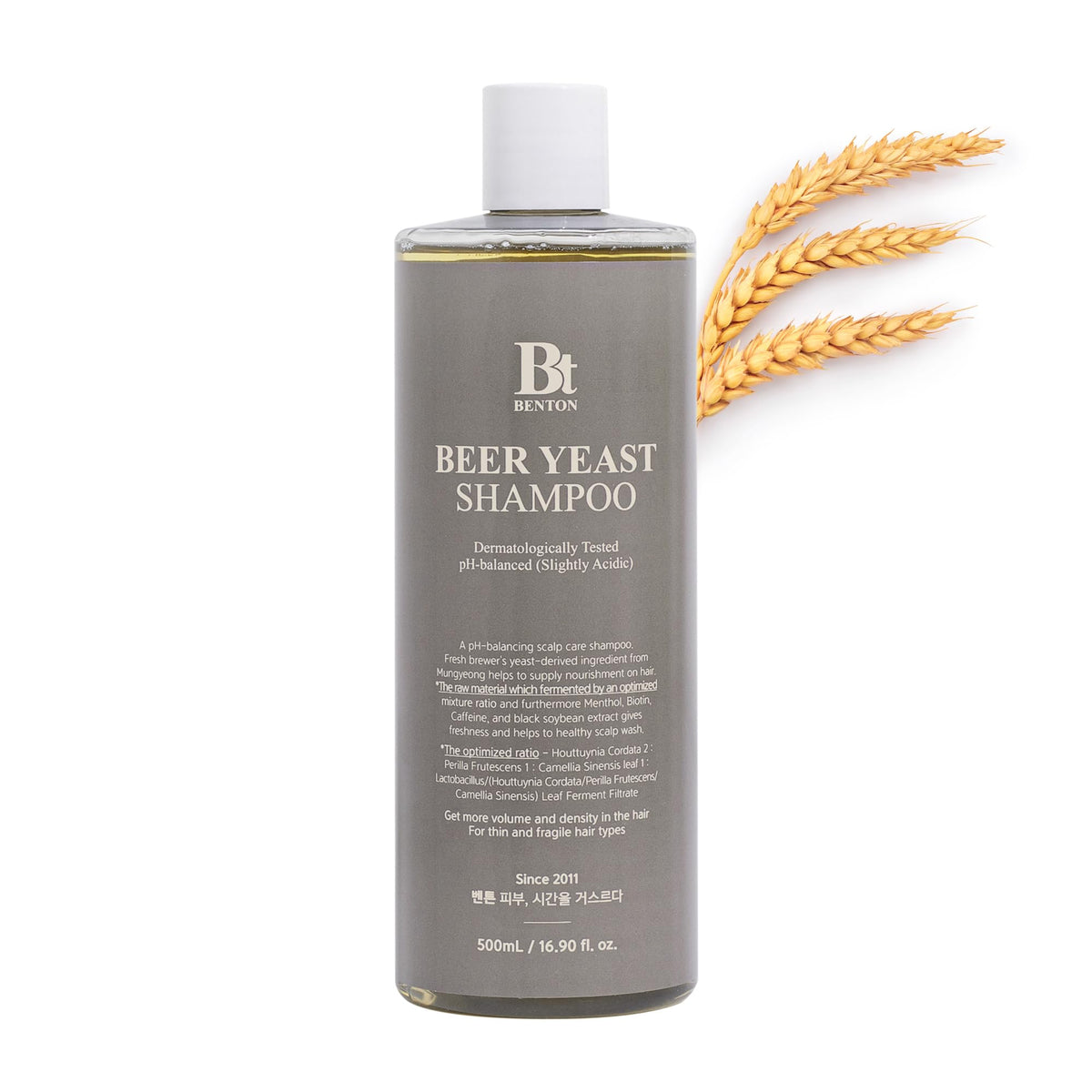 BENTON Beer Yeast Shampoo 16 fl oz – Fermented Scalp & Hair Care