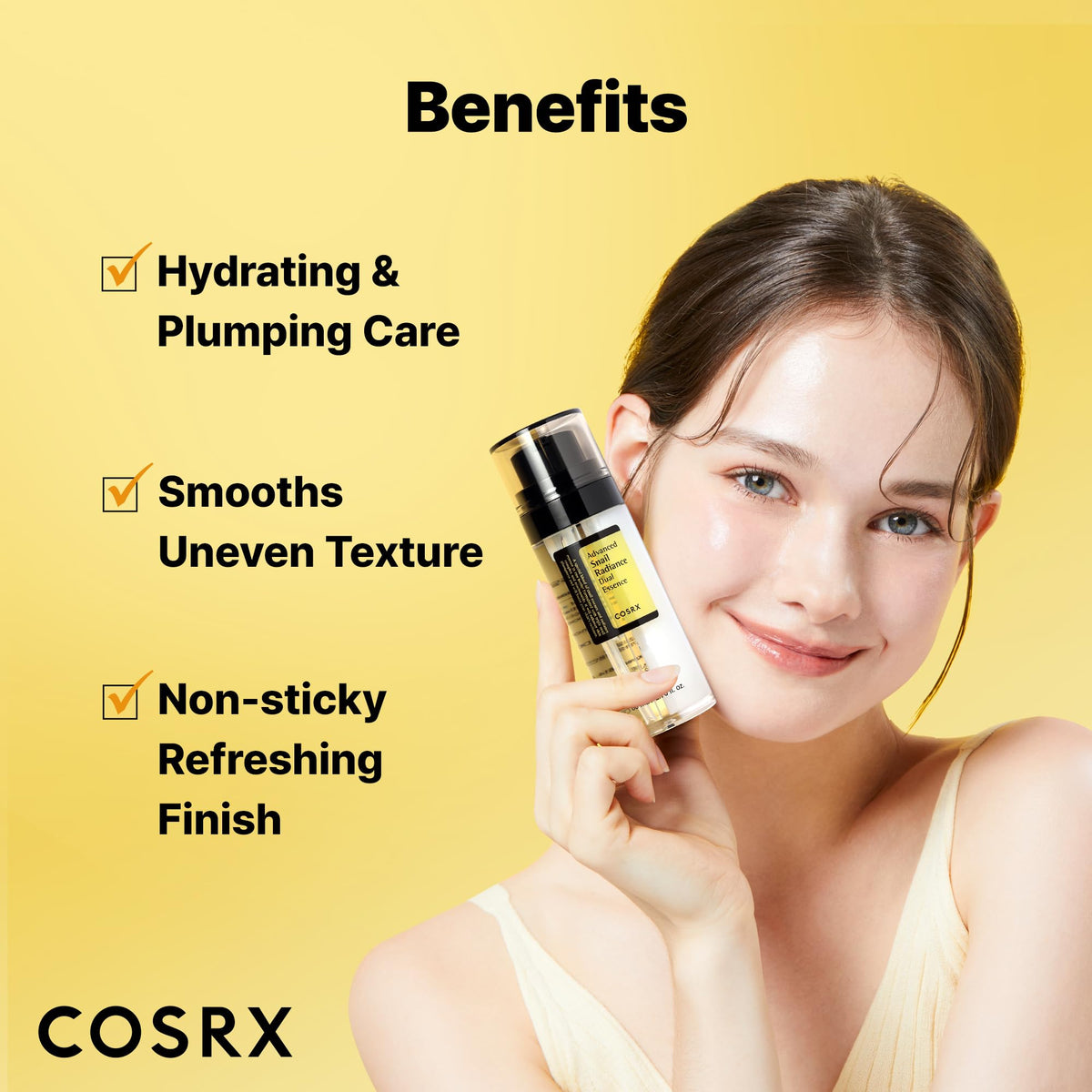 COSRX Advanced Snail Radiance Dual Essence Face Serum, 2.7 oz