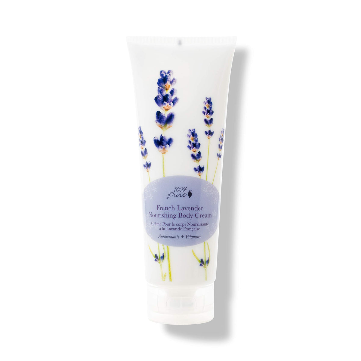 100% PURE Nourishing Body Cream, Plant-Based Moisturizer, 8 Fl Oz