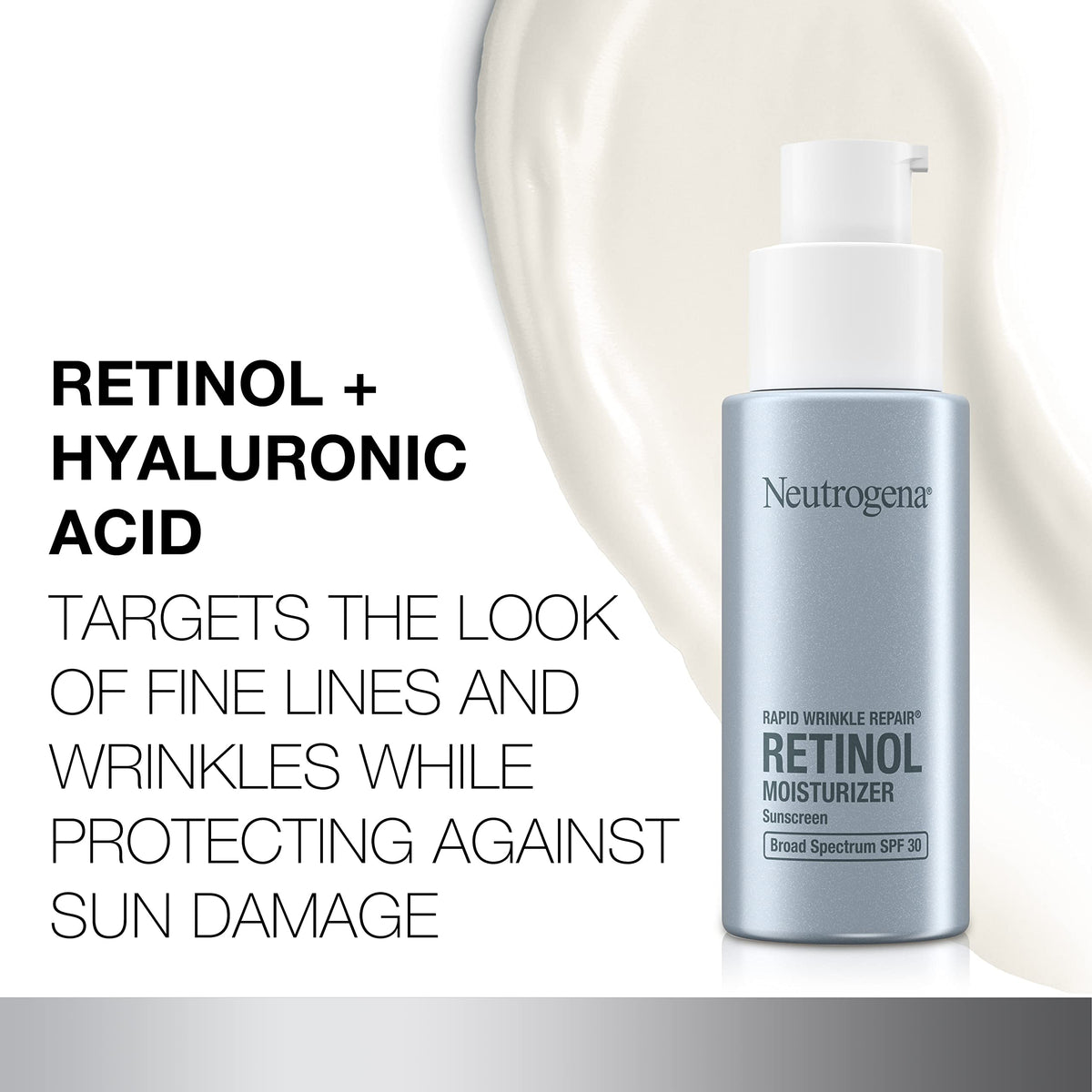 Neutrogena Rapid Wrinkle Repair Retinol Moisturizer SPF 30 with Hydro Boost Cleanser