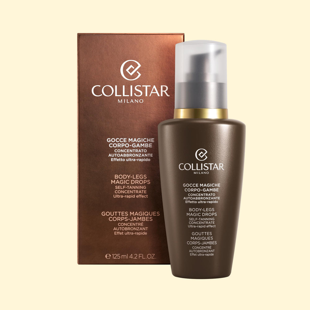 Collistar Magic Drops Self-Tanning Concentrate for Body and Legs, 4.2 oz