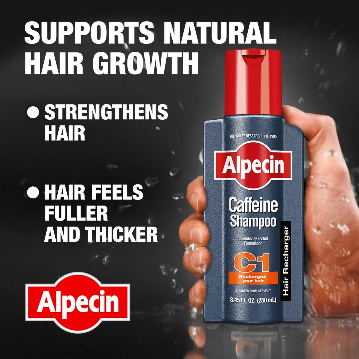 Alpecin Caffeine Shampoo for Natural Hair Care