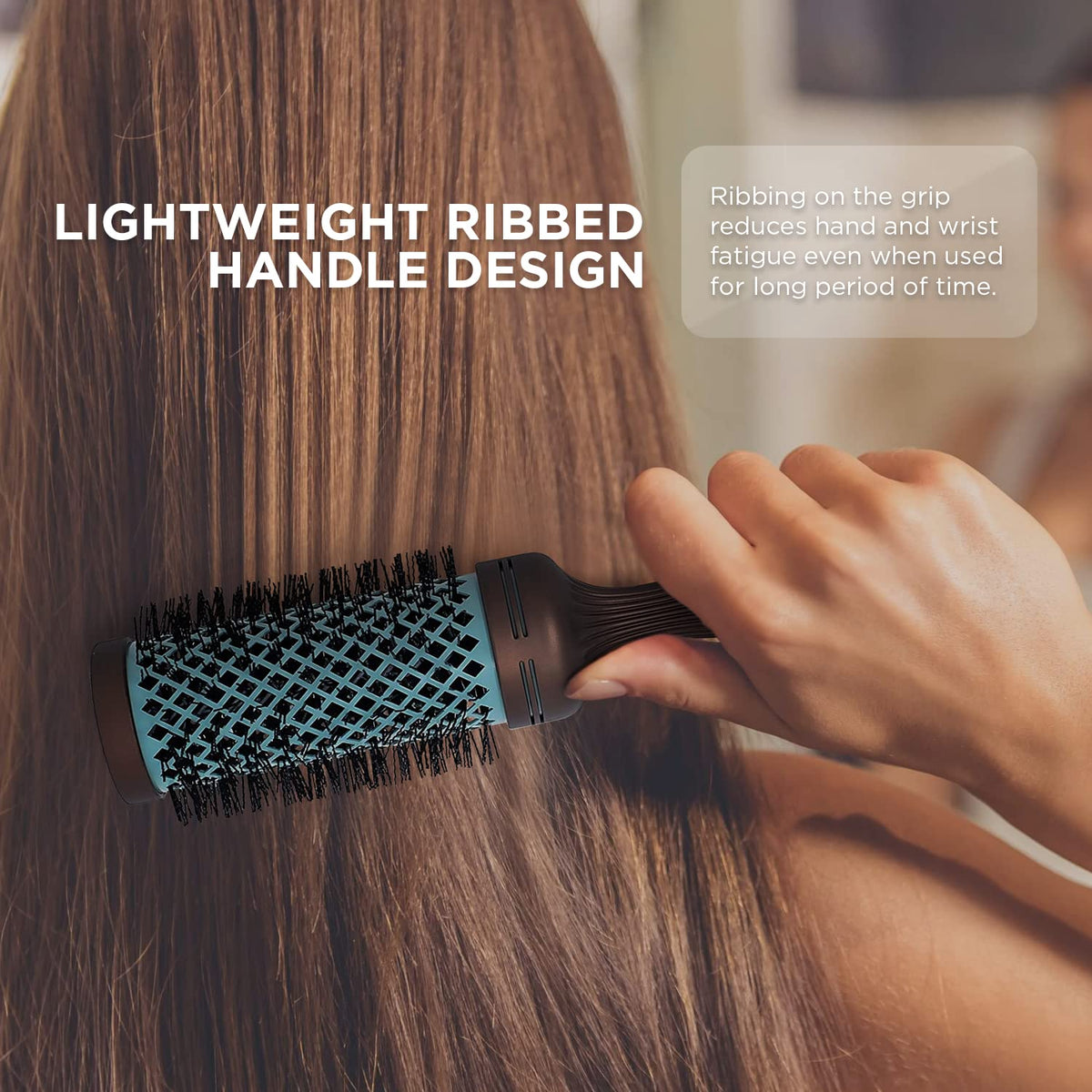 Spornette Ion Fusion Ceramic Round Hair Brush - Bronze