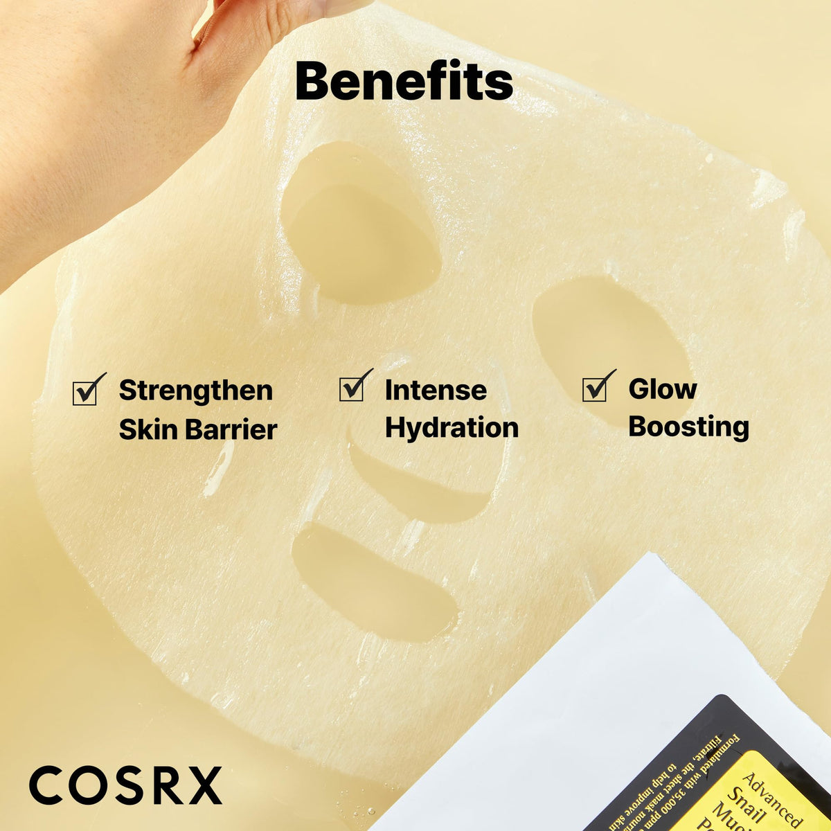 COSRX Snail Mucin Sheet Mask with Snail Mucin Serum