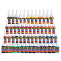 Solong Tattoo Ink Set 54 Colors, 1/6 oz (5 ml) Pigment Kit