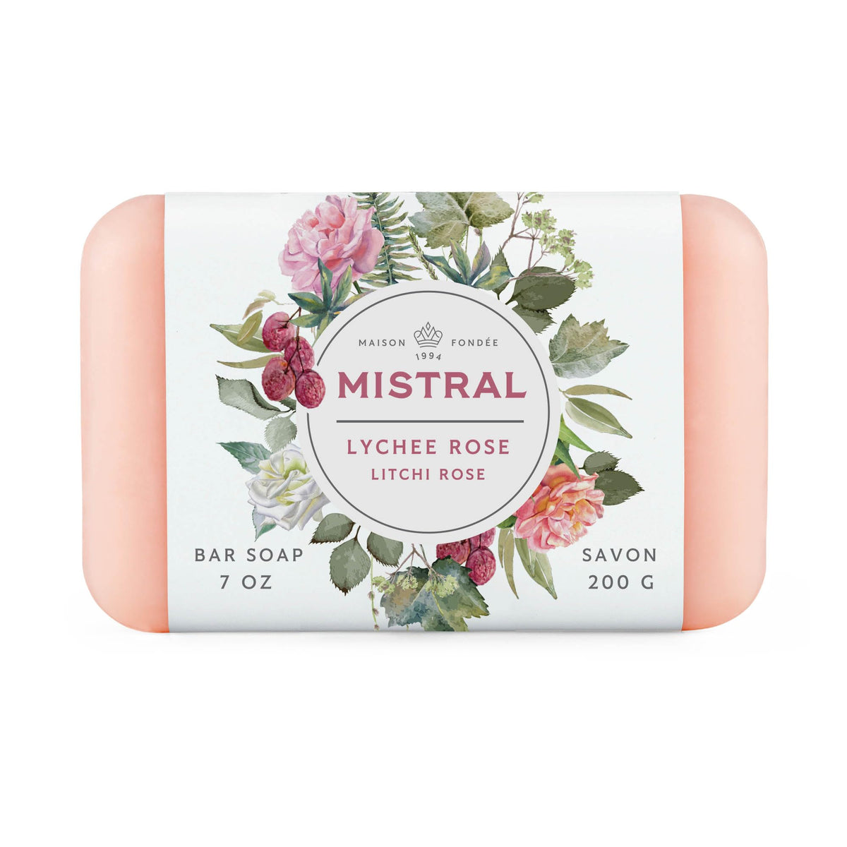 Mistral Triple-Milled French Bar Soap with Shea Butter & Olive Oil