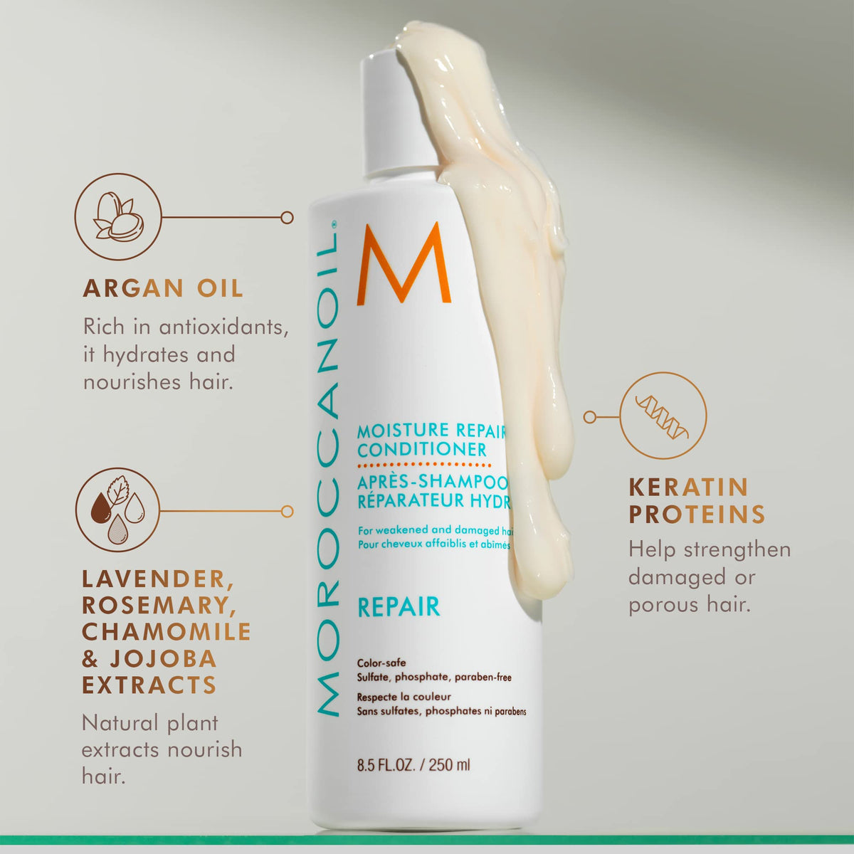 Moroccanoil Moisture Repair Shampoo and Conditioner Bundle