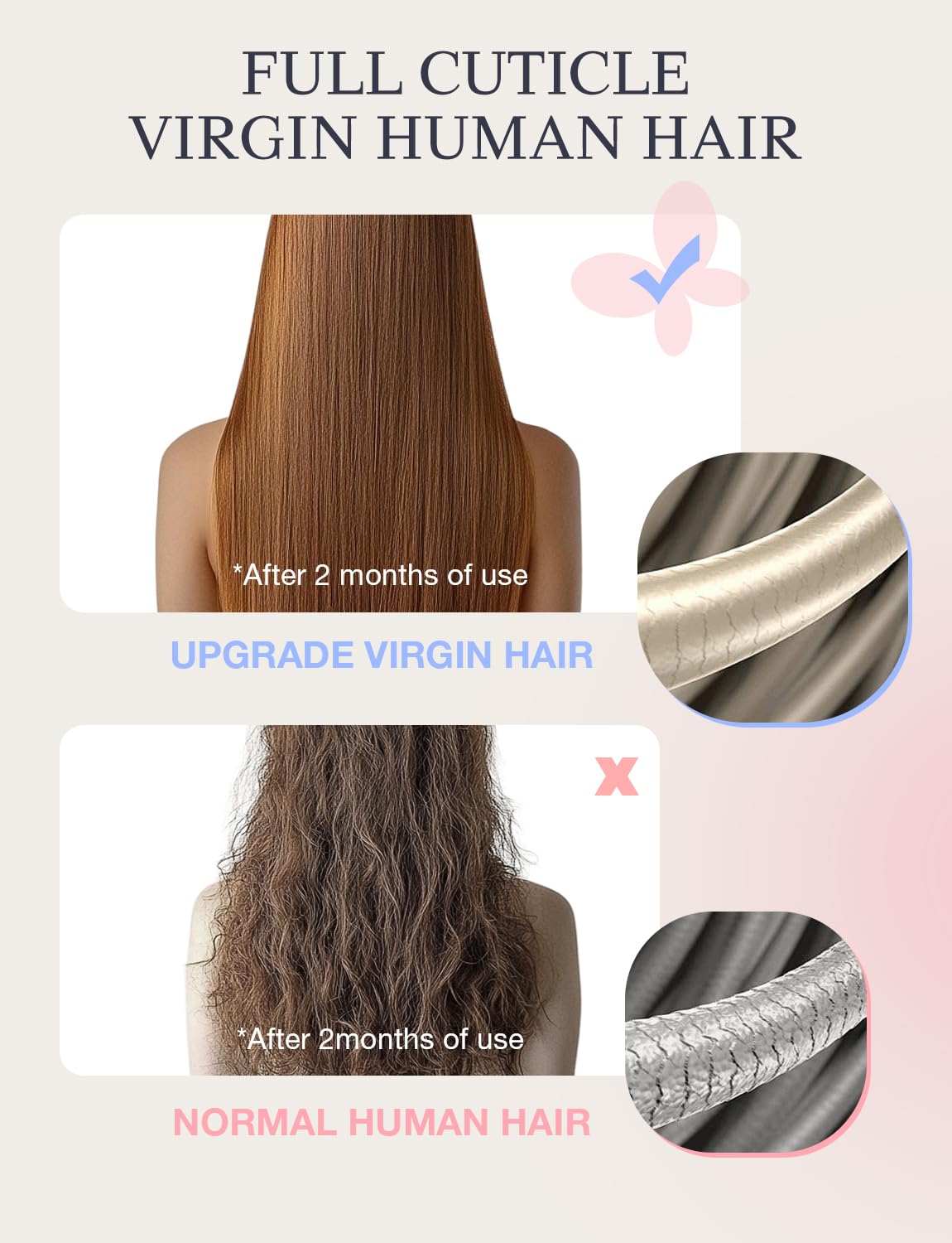 DOORES Invisible Edge Tape-In Virgin Human Hair Extensions