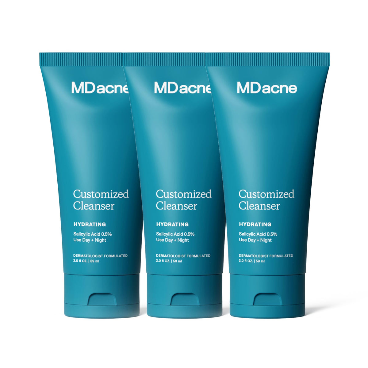 MDacne Hydrating Facial Cleanser with 0.5% Salicylic Acid, 2 fl oz