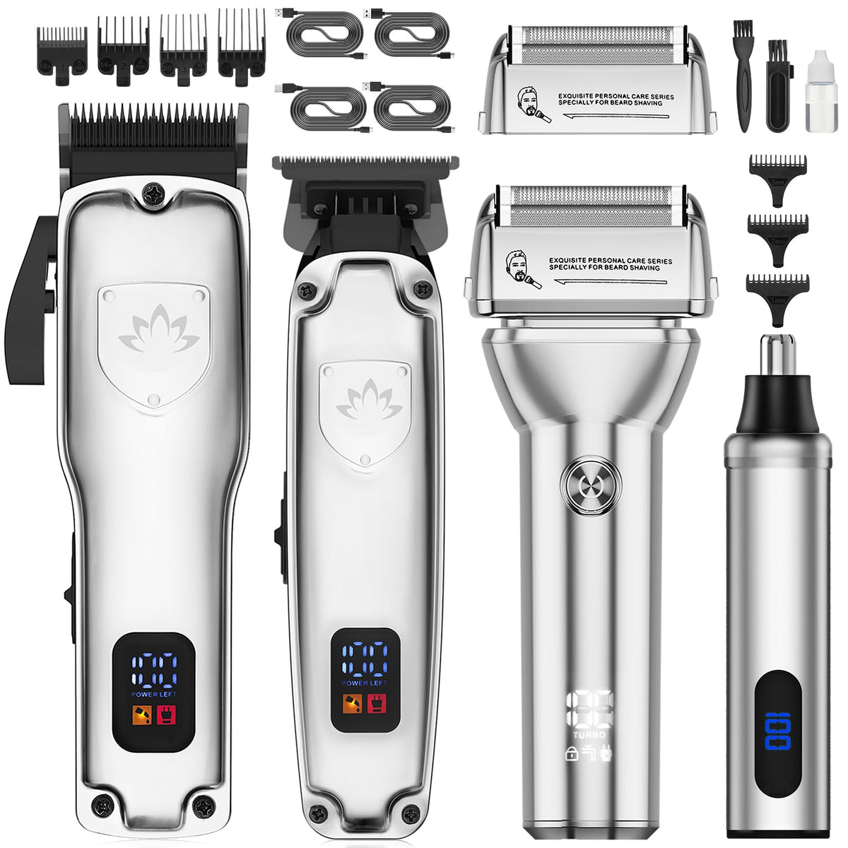 Suttik Professional 4-in-1 Hair Clippers and Trimmers Set