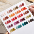 GAOY 23-Piece UV Gel Nail Polish Kit with Glossy & Matte Top Coats
