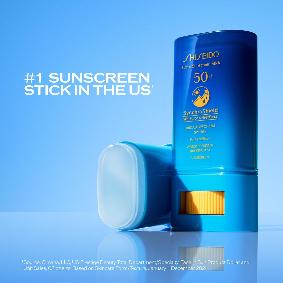 Shiseido Clear Sunscreen Stick SPF 50+ Broad-Spectrum Face Sunscreen