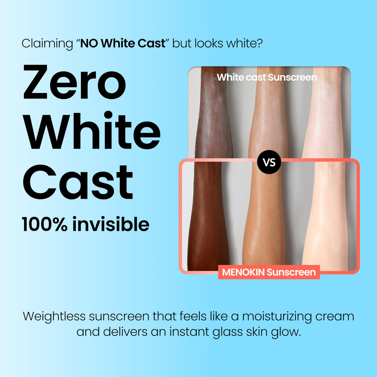MENOKIN 30 Seconds Glow & Clear Gel Sunscreen SPF 50