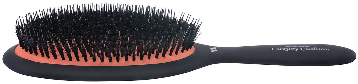 Spornette Large Oval Boar Bristle Hair Brush with Nylon Bristles