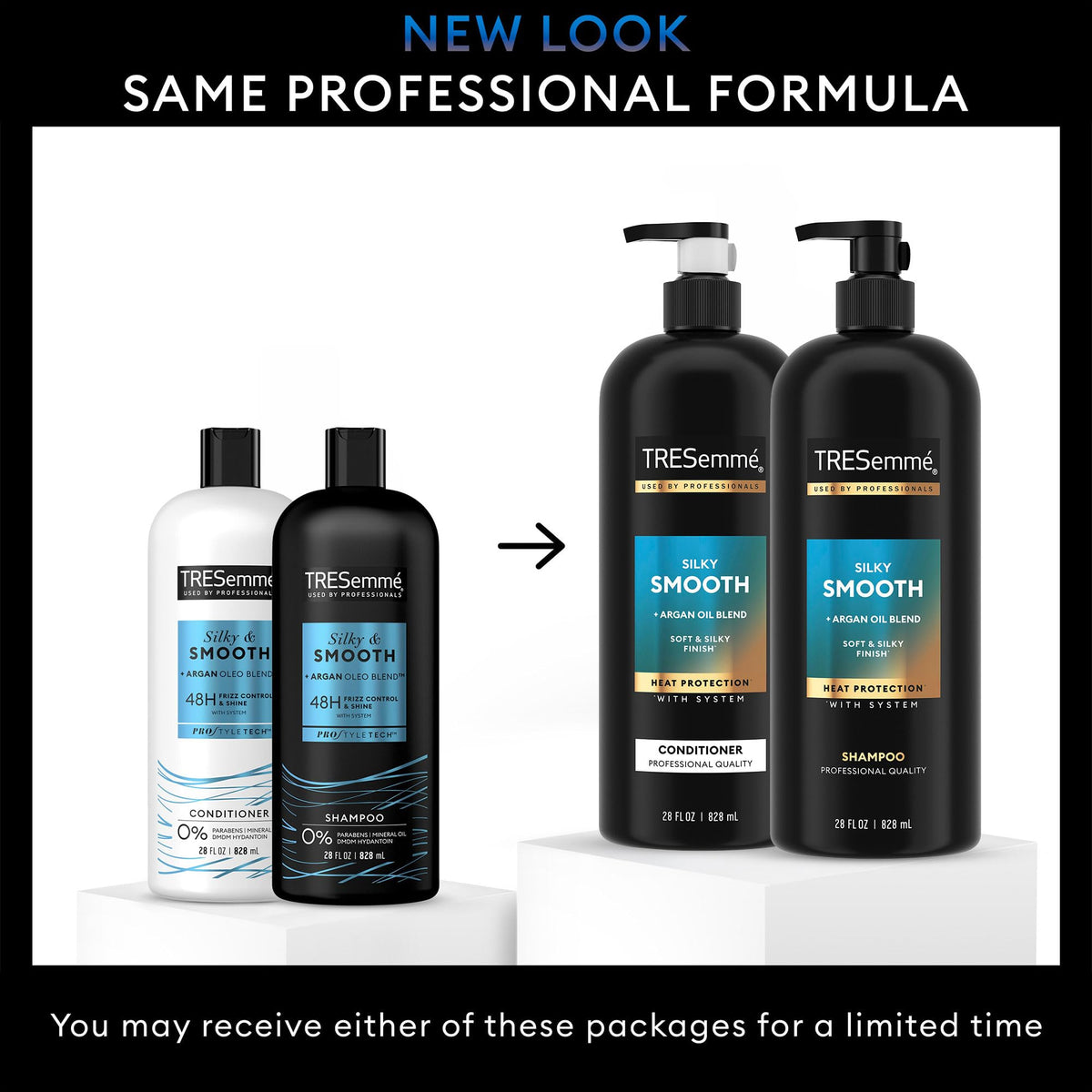 TRESemmé Silky & Smooth Shampoo, Conditioner and Keratin Repair Mask Set