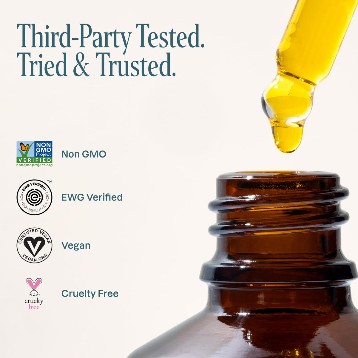 Cliganic Pure Natural Vitamin E Oil for Skin, Hair, Face & Nails