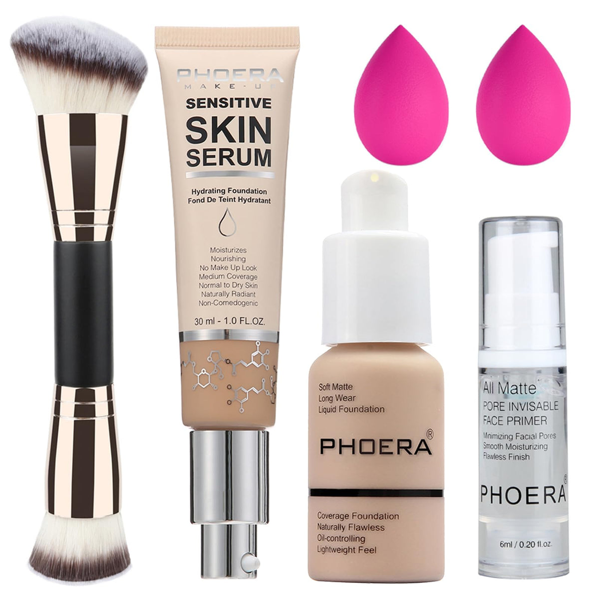 PHOERA Foundation Makeup, Buildable Coverage, 1 Ounce