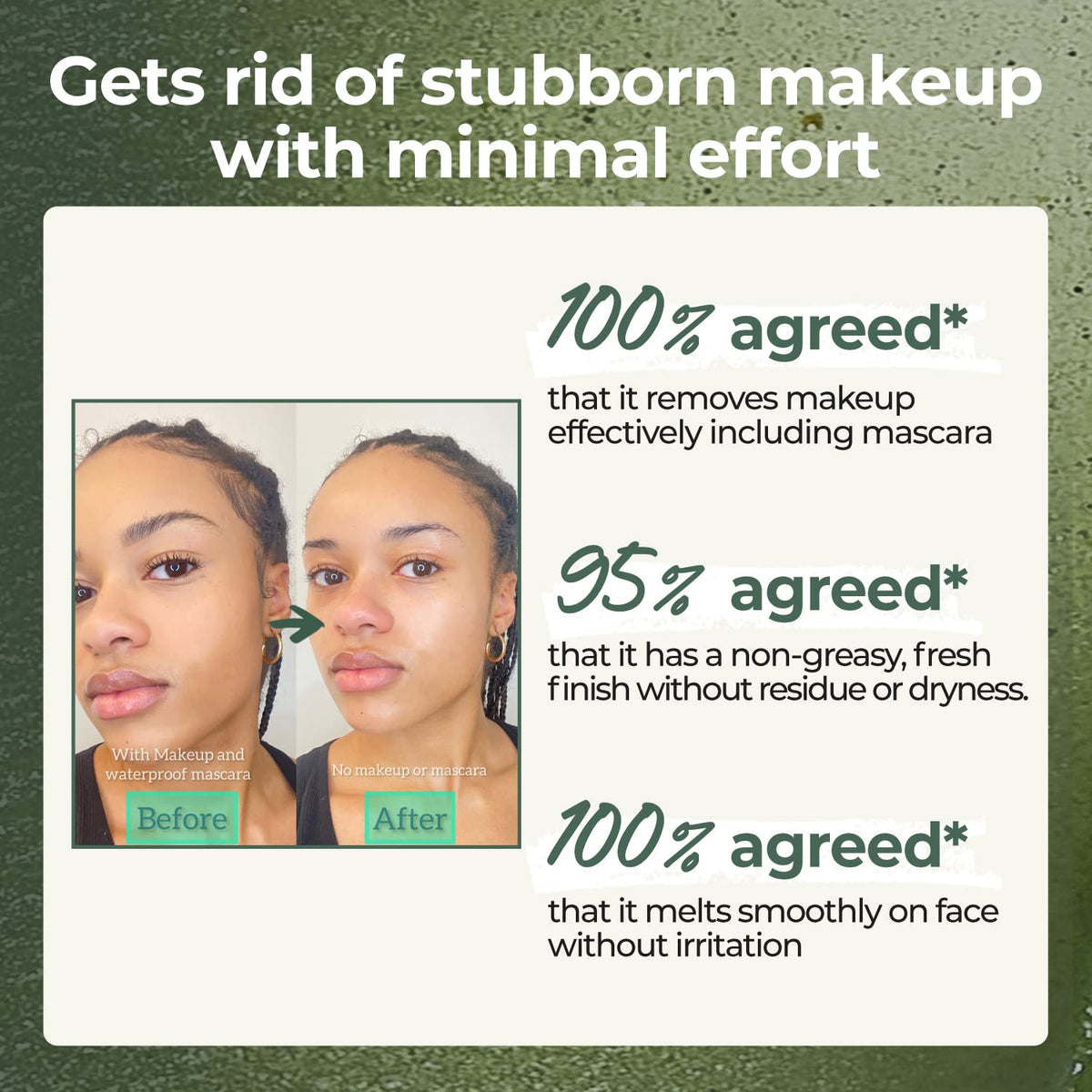 numbuzin No.3 Pore & Makeup Cleansing Balm with Green Tea & Charcoal