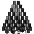 KUKLIPJIM 8 oz Wide-Mouth Plastic Jars with Lids, 48 Count