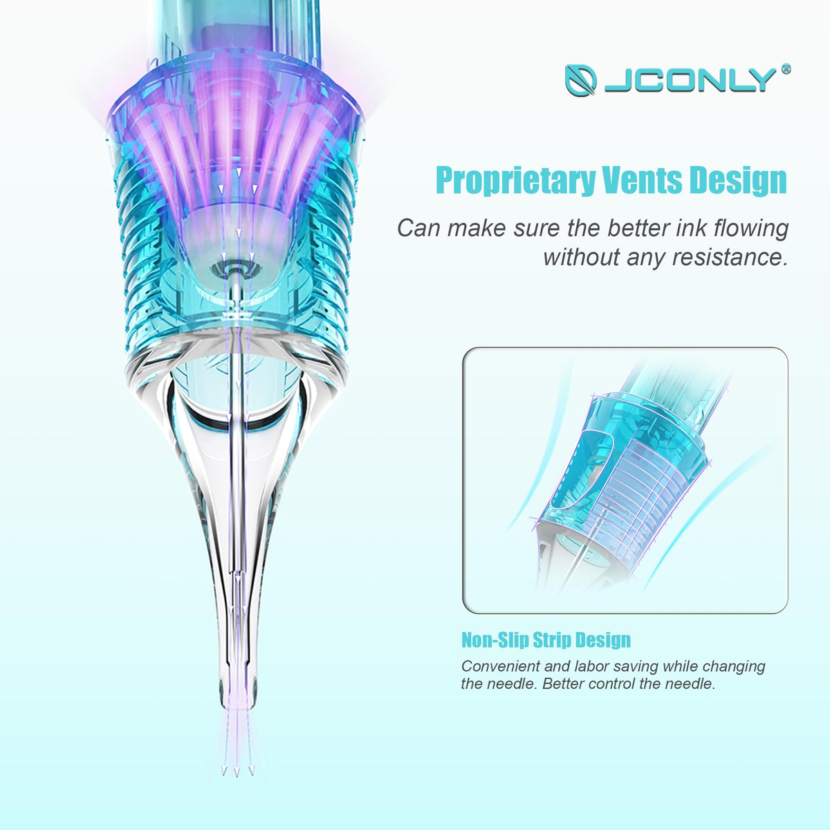 VETAR Tattoo Cartridge Needles, Sterile CE-Certified Tattoo Cartridges