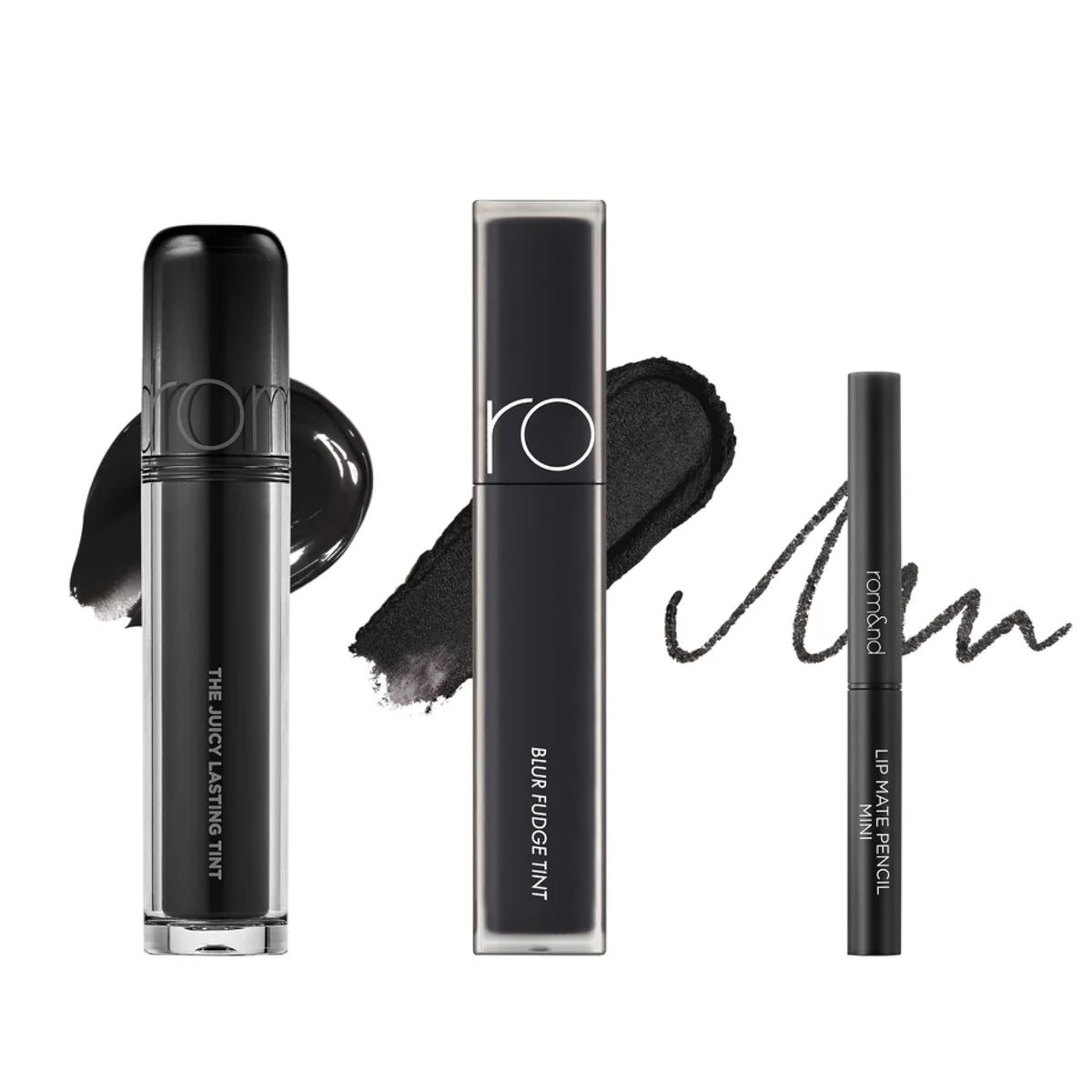 rom&nd Black Lip Trio Limited Edition K-Beauty Makeup Set