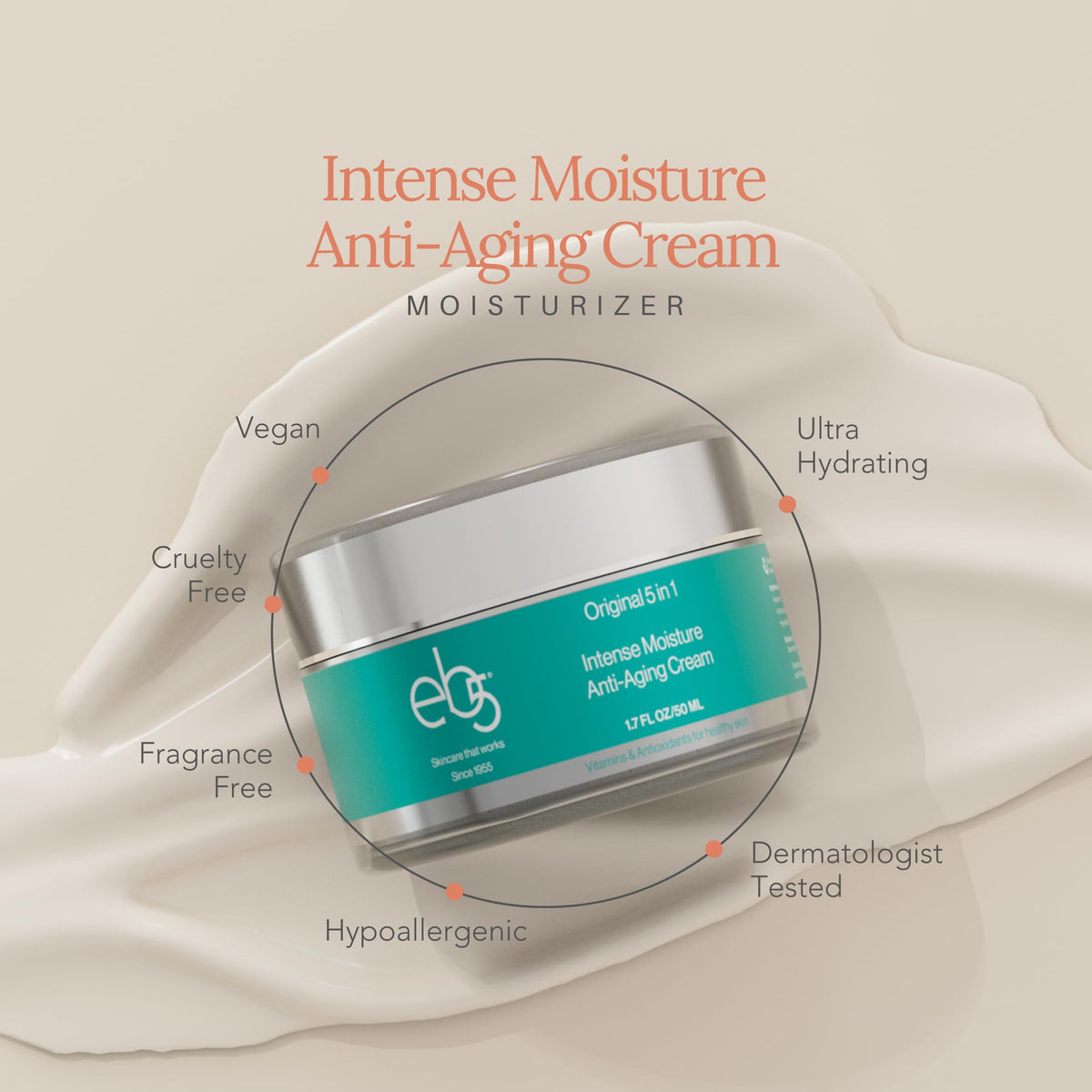 eb5 Intense Moisture Anti-Aging Face and Neck Moisturizer