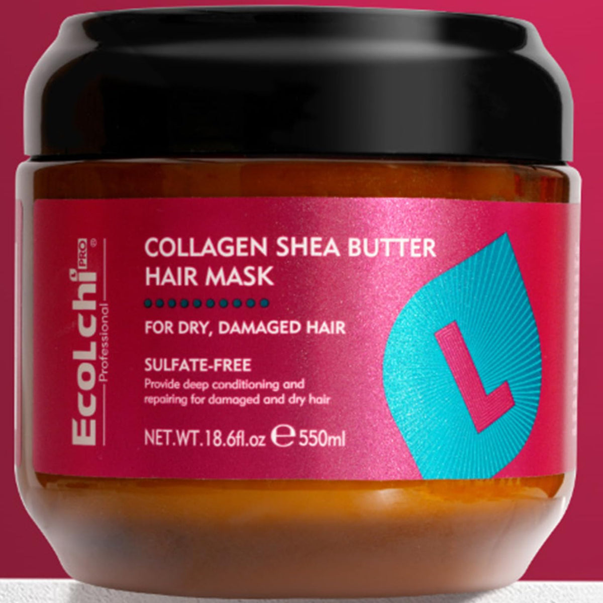 Ecolchi Collagen Shea Butter Hair Mask Deep Repair Conditioning Treatment