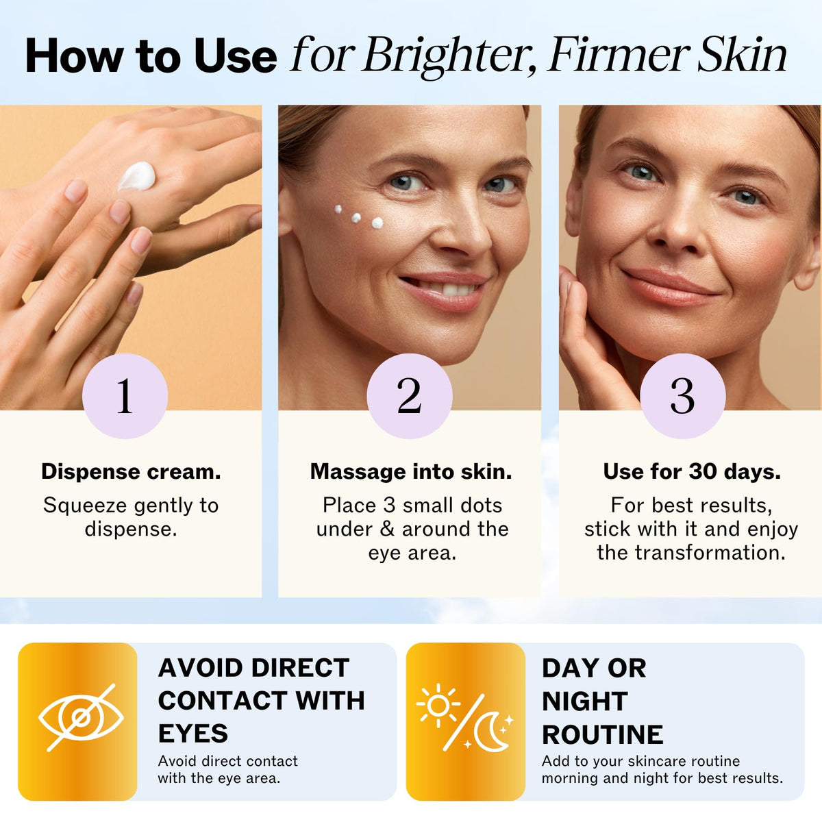LilyAna Naturals Eye Cream for Under-Eye Hydration & Care