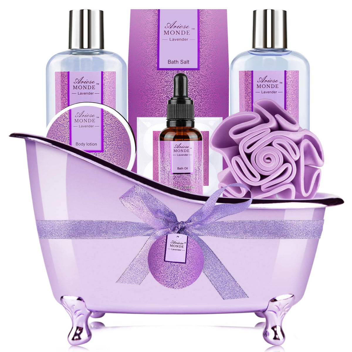 15-Piece Scented Bath & Body Gift Set with Shea Butter and Vitamin E