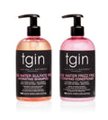 tgin Rose Water Shampoo & Conditioner Duo for Curly, Coily & Wavy Hair