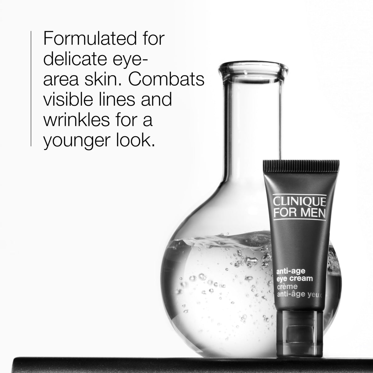 Clinique For Men Anti-Age Eye Cream Moisturizer, Hydrating & Brightening, 0.5 Fl Oz