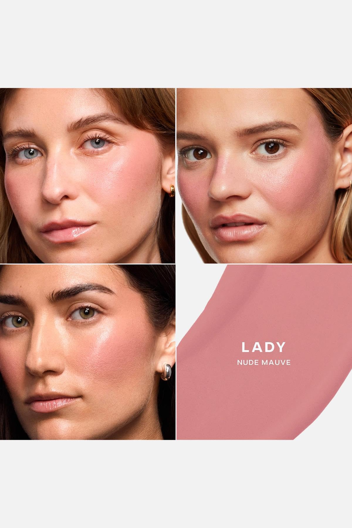 Saie Dew Blush Liquid Blush for Cheeks, Lady, 0.40 oz
