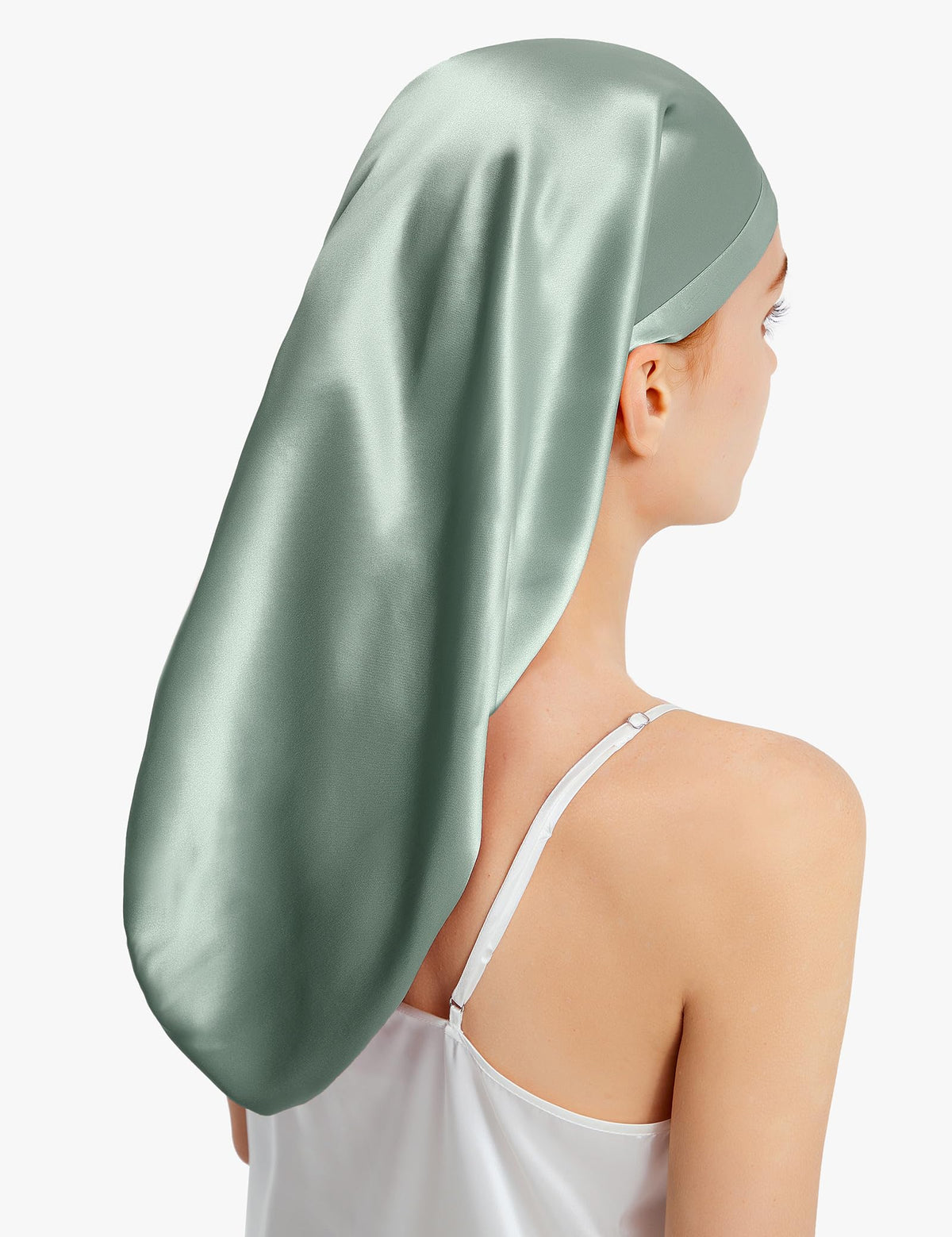 LilySilk 100% Mulberry Silk Bonnet, Adjustable One-Size Sleep Cap