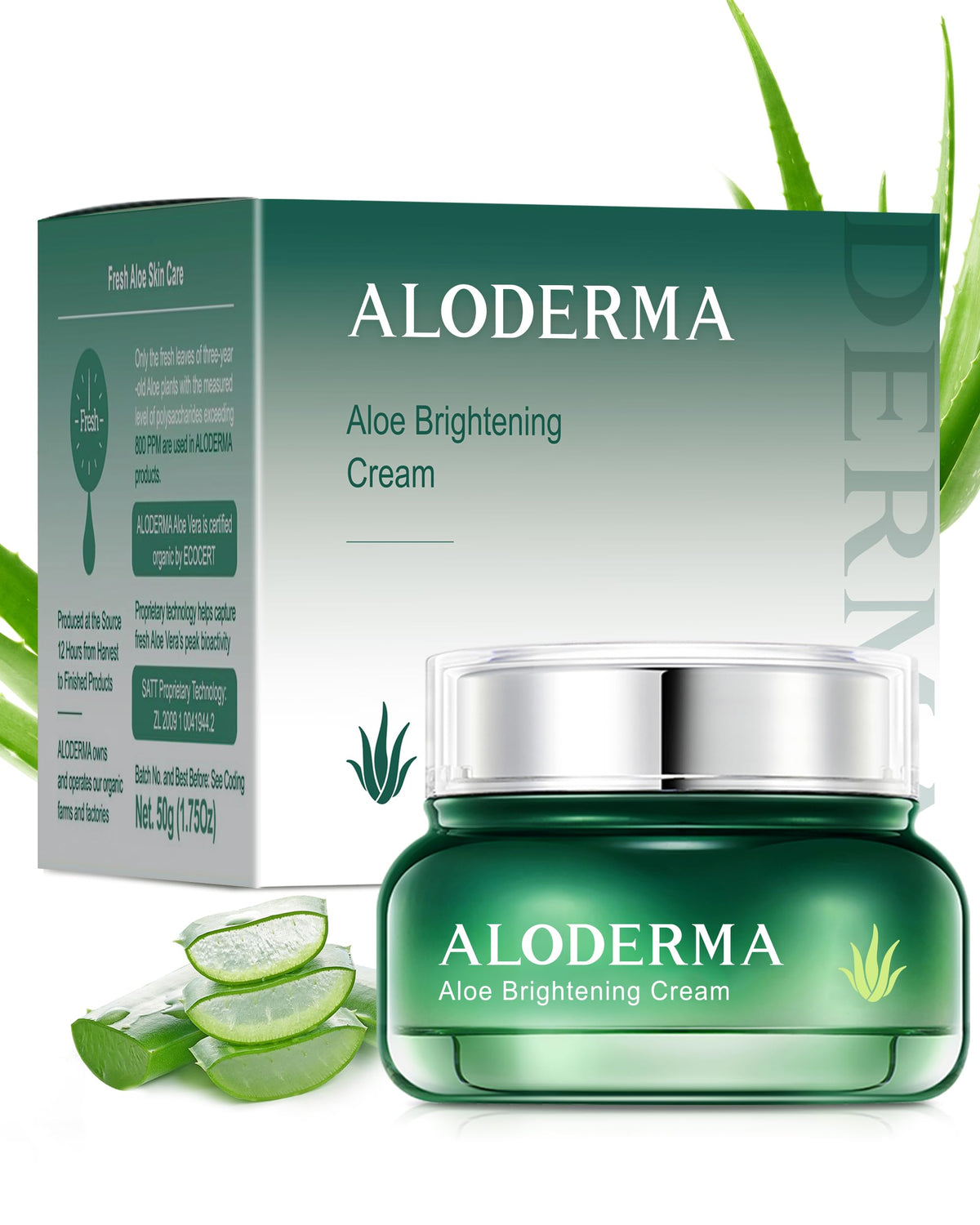 Aloderma Aloe-Based Skincare Cream
