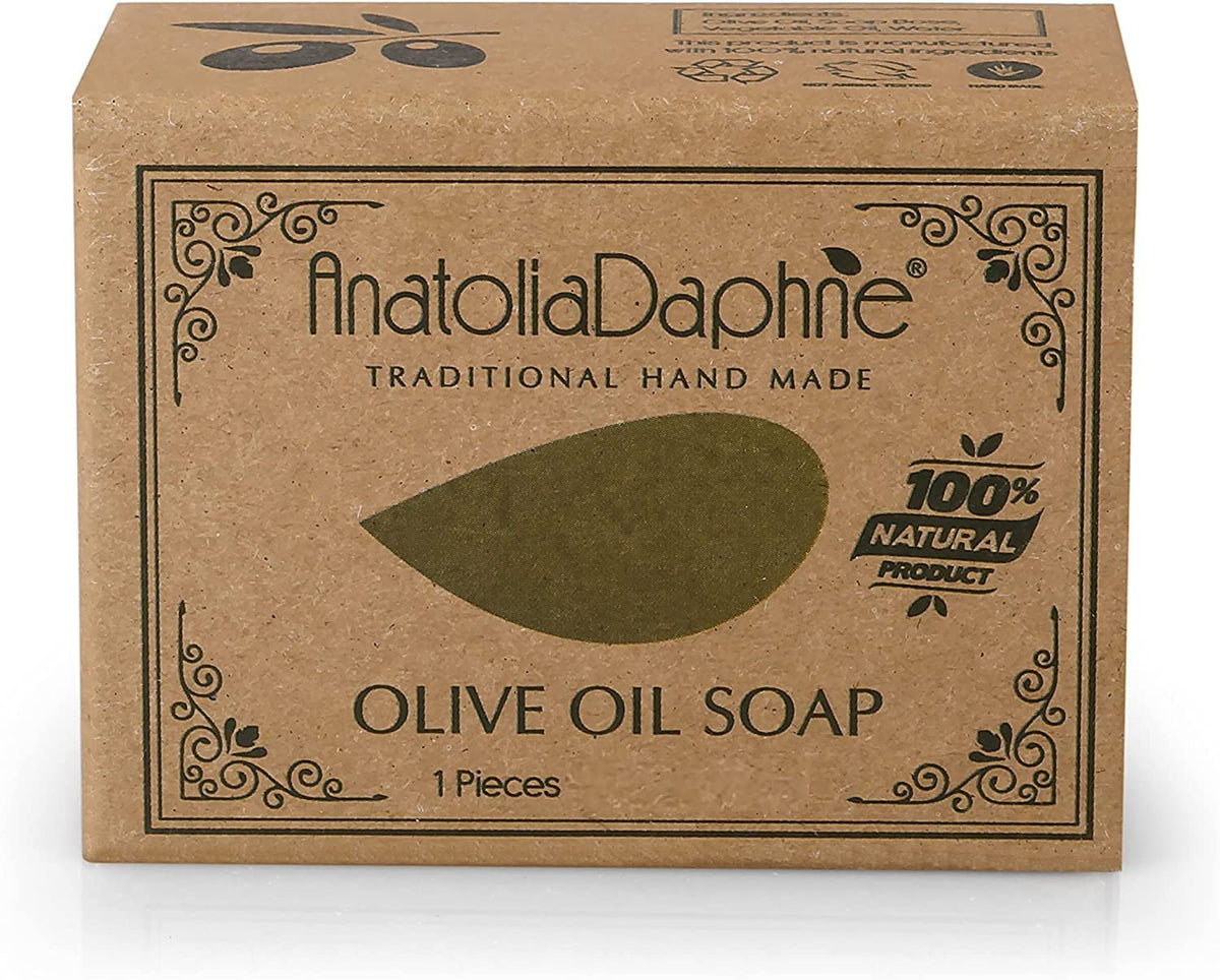 Handmade Natural Olive Oil Soap Bar, Vegan and Unscented