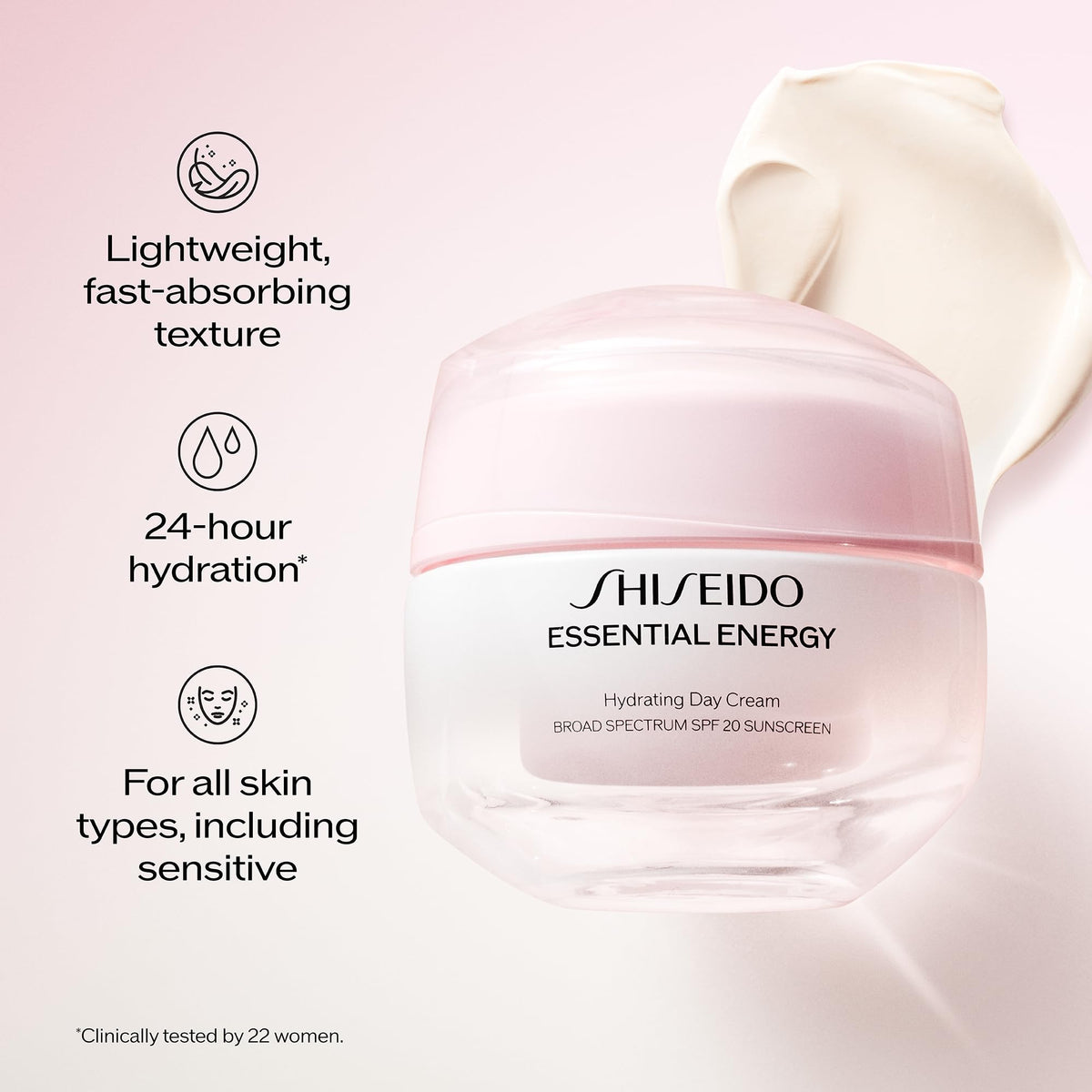 Shiseido Essential Energy Hydrating Day Cream SPF 20, 50 mL