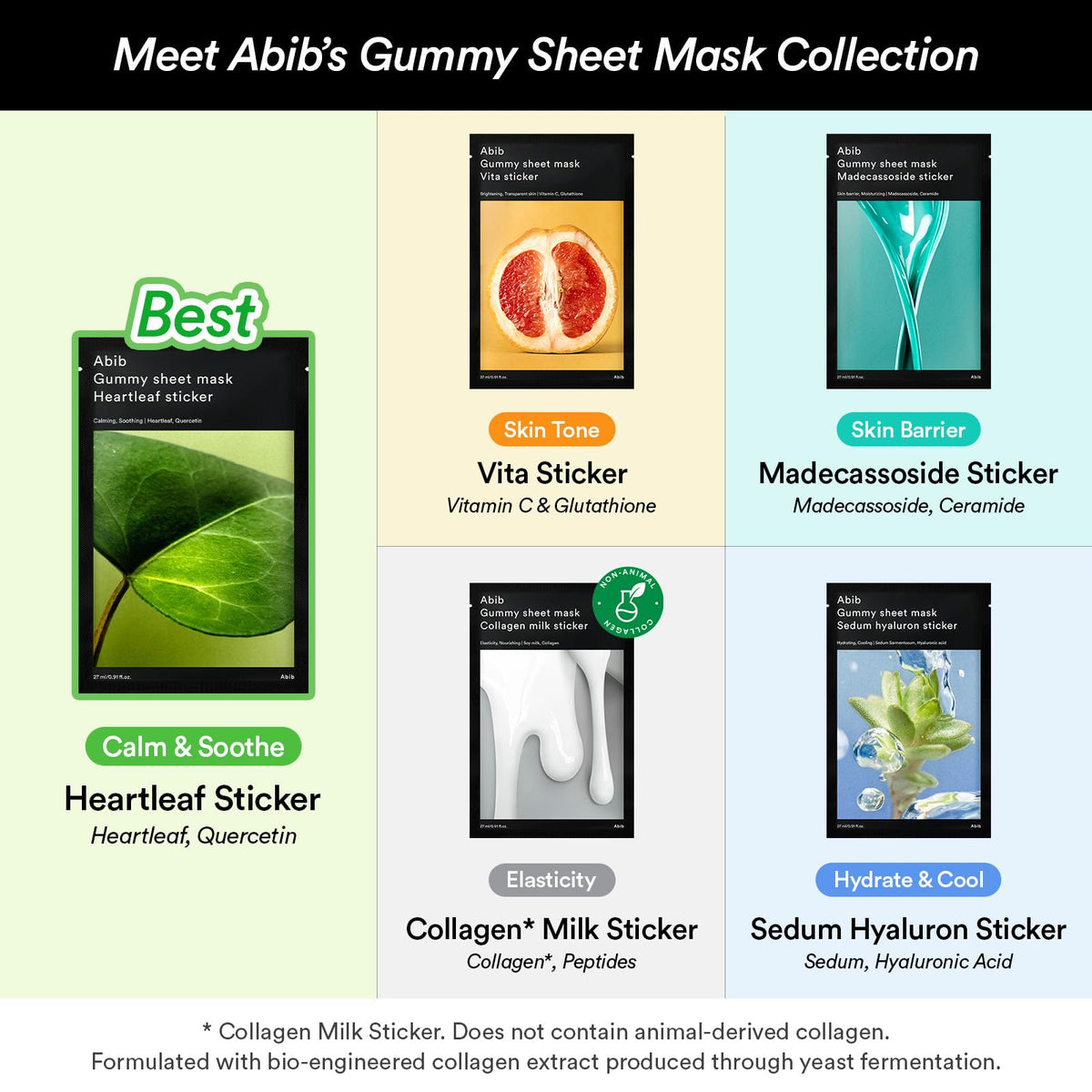 Abib Gummy Sheet Mask Korean Skincare Treatment