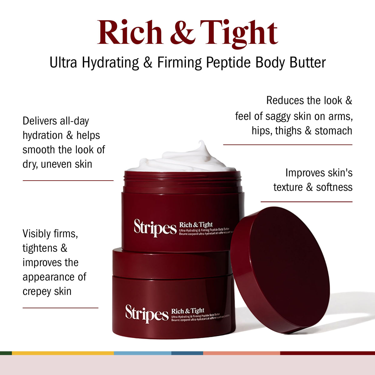 STRIPES Beauty Rich & Tight Body Butter, 16.48 Oz