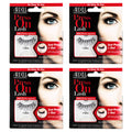 Ardell Wispies Self-Adhesive False Eyelashes, Black, 4 Pack