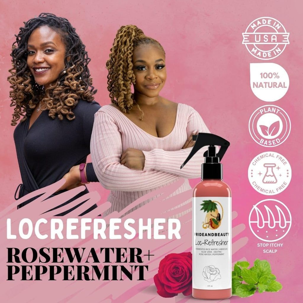 Rose Water Hair and Scalp Moisturizing Spray for Locs