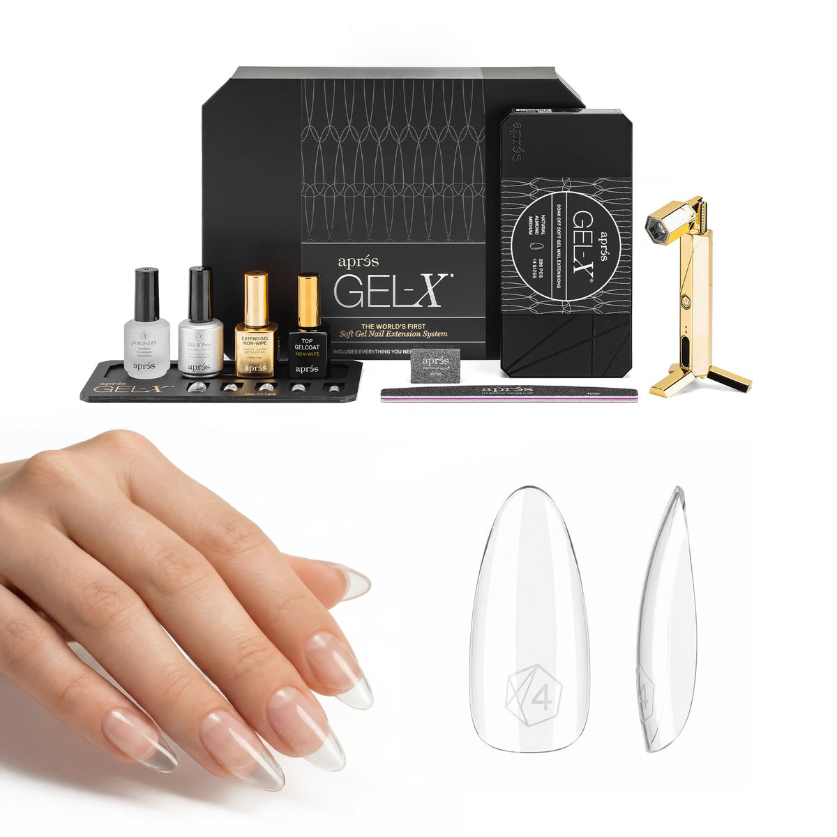 Aprés Gel-X Professional Soft Gel Nail Extension Starter Kit