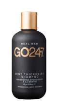 GO247 Mint Thickening Shampoo with Peppermint and Menthol, 8 Fl Oz
