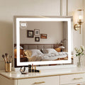LED Vanity Makeup Mirror with Lights, Smart Touch, 3-Color Dimming
