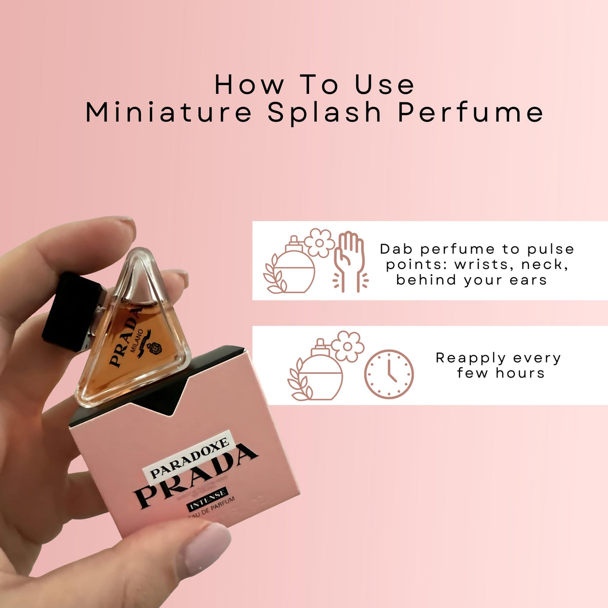 Prada Paradoxe Intense Women’s Mini Splash Perfume 0.23 fl oz