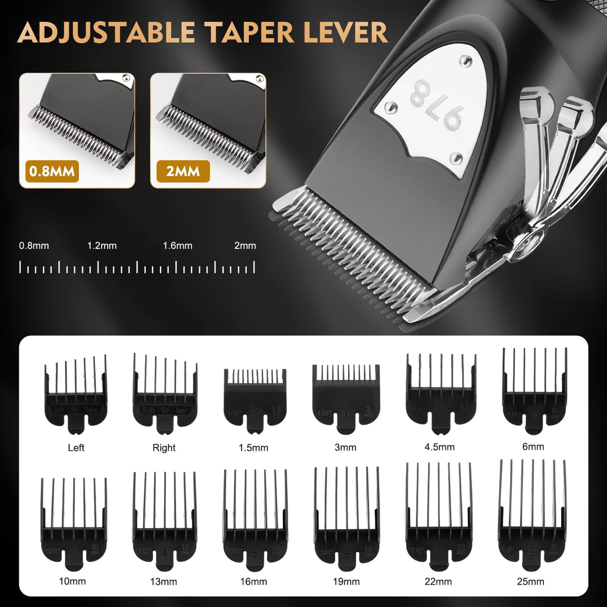 Suttik Professional Hair Clipper Set for Men with Trimmer and Shaver
