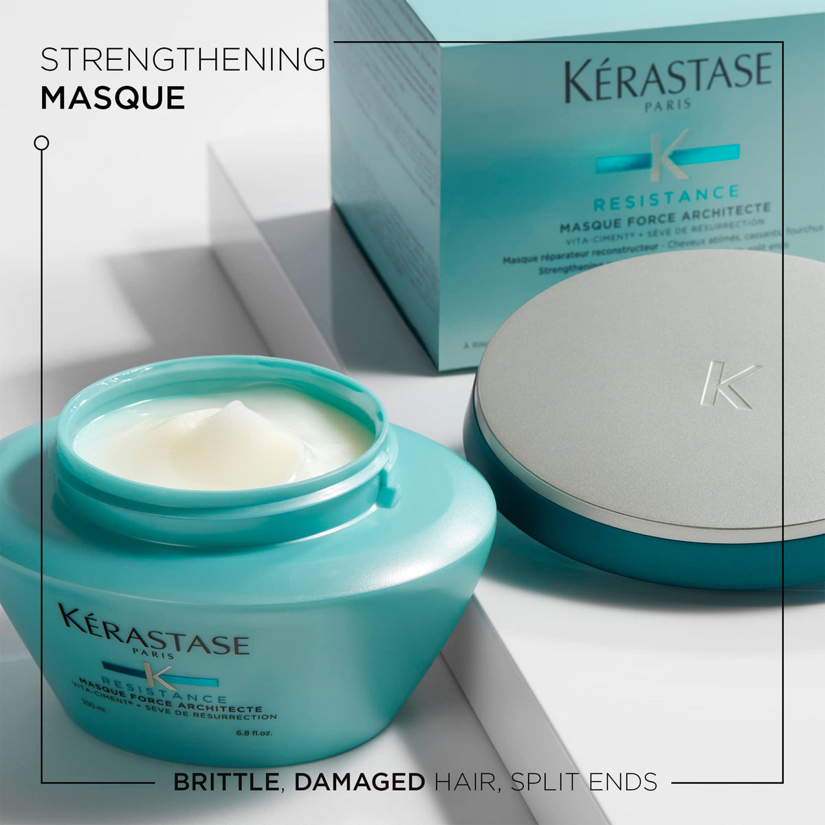 Kérastase Resistance Force Architecte Reconstructing Hair Mask, 6.8 Fl Oz