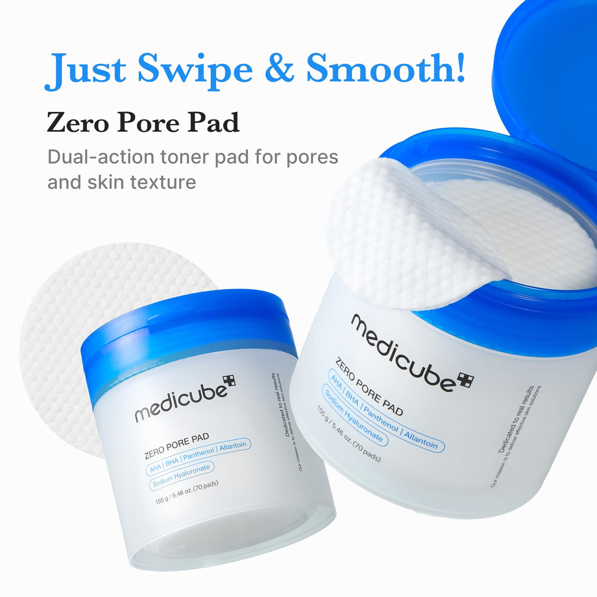medicube Skincare Set with Zero Pore Pads, Collagen Mask and Jelly Brush