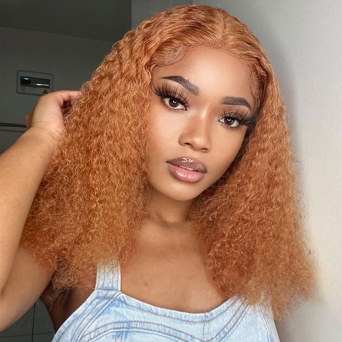 Deep Wave Human Hair Lace Front Wig