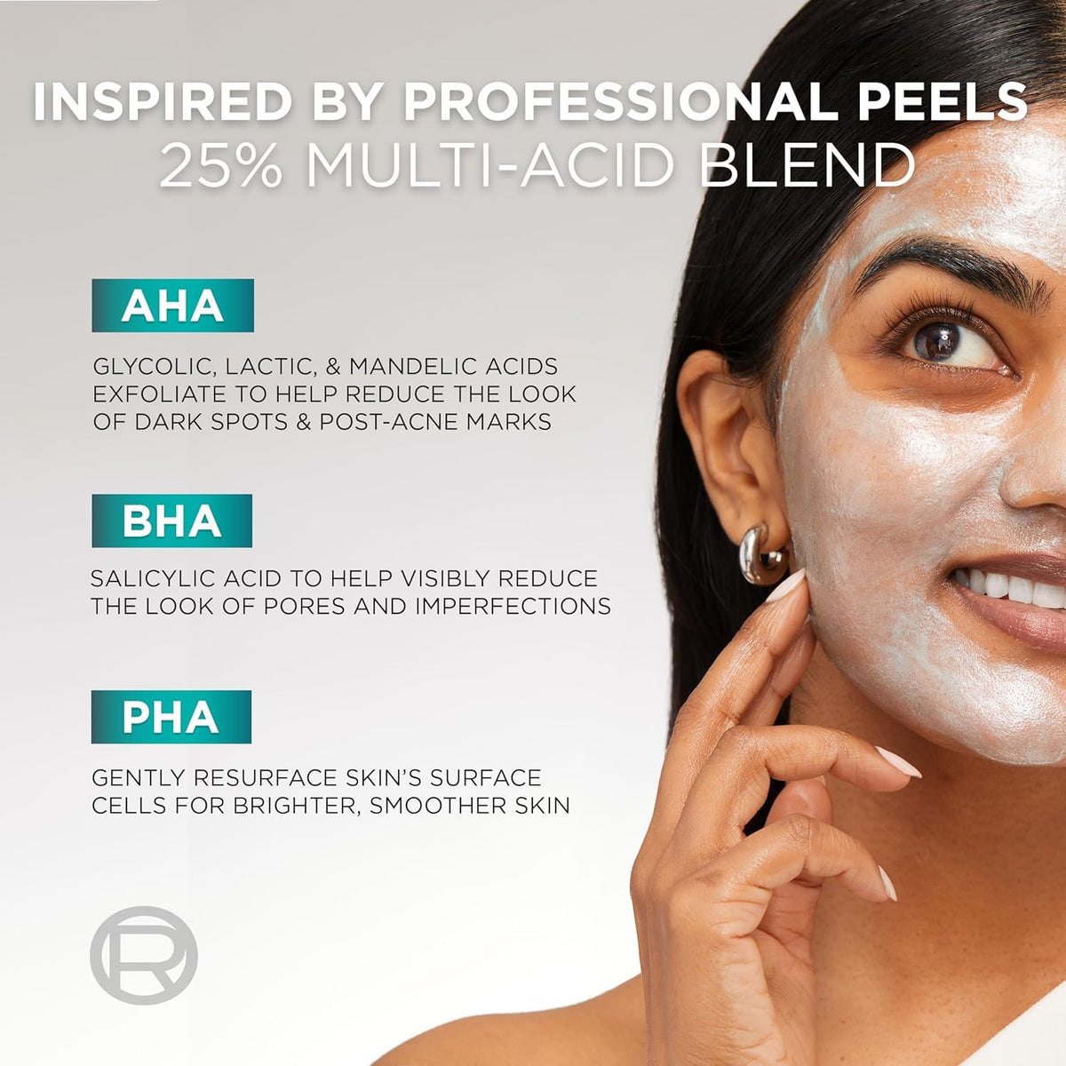 L'Oreal Paris Bright Reveal 25% AHA BHA PHA Dark Spot Exfoliant Peel